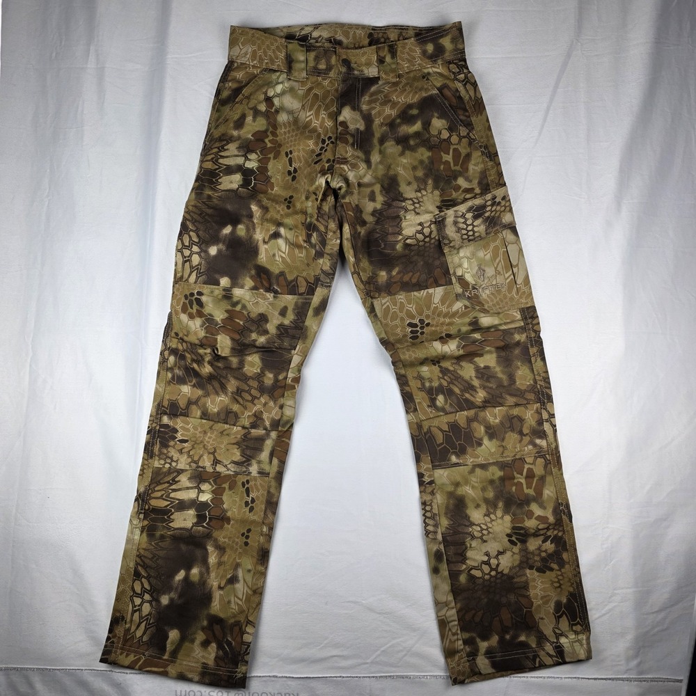 Kryptek Camo Hunting Pants Tactical Cargo Pockets SM‎ Vellus Highlander 30x32